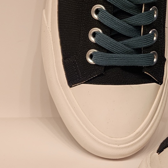 Article No. 1007-1-2193 Dynatec Black w/Green Laces Canvas Sneakers Men’s Size 8 - Picture 5 of 11